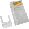 Chiptech, Inc Dba Vertical Cable Vertical Cable Gold Plated Cat 6 RJ45 Modular Plugs, 50 Micro-Inches, 100/Pack 012-022-100